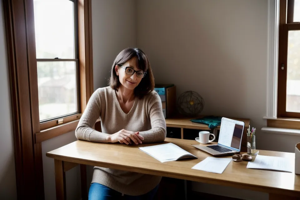 Mains qui remplissent la gestion administrative et comptable d'une micro-entreprise, dossiers de factures à l'appui.