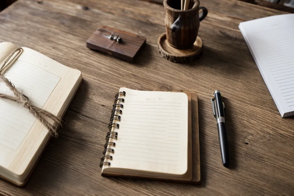 Carnet de notes annoté à la main pour structurer une méthode de réseautage indépendant avant de contacter des partenariats locaux
