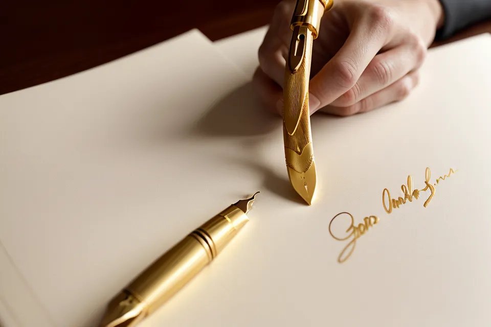Signature d'un contrat de prêt bancaire pour une création d'entreprise