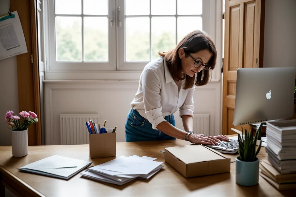 Carnet de notes et ordinateur pour comparer les prestataires de création de micro-entreprise et d'accompagnement juridique