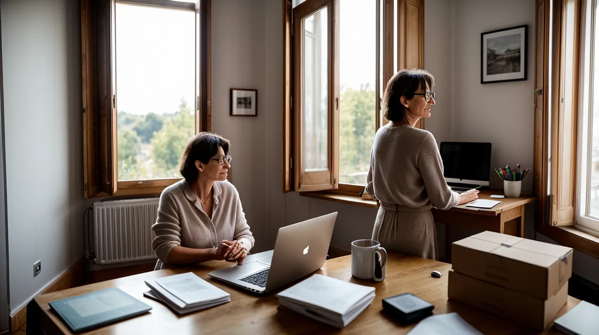 Micro-entrepreneuse à Angers en recherche de premiers clients locaux sans réseau professionnel, dossier d'immatriculation en main